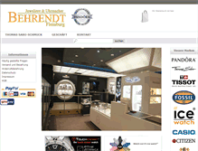 Tablet Screenshot of juwelier-behrendt.de